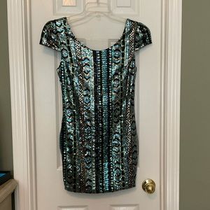 NWT Sequin mini dress